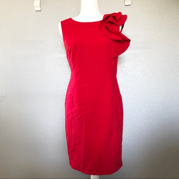 Calvin Klein Dresses & Skirts - NEW Calvin Klein Red Cocktail Dress sz 12P Calvin Klein Dresses & Skirts - NEW Calvin Klein Red Cocktail Dress sz 12P